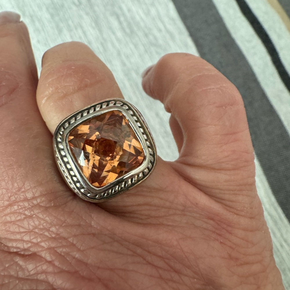 Sterling Silver Gemstone Ring